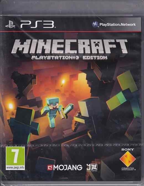 Minecraft Playstation 3 Edition - I folie - PS3  (AA Grade) (Genbrug)